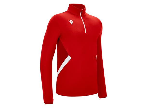 Piave 1/4 Zip Top RED/WHT M Teknisk treningsgenser - Unisex 