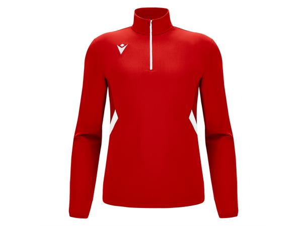 Piave 1/4 Zip Top RED/WHT M Teknisk treningsgenser - Unisex 