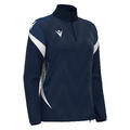 Leona Training 1/4 Zip Top W NAV/WHT XS Teknisk treningsgenser til dame